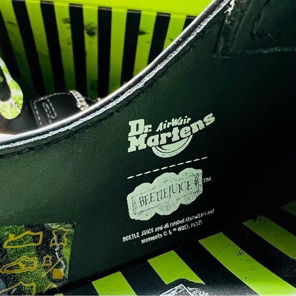 Dr Martens Beetlejuice 1461 Lydia Lace-Up Oxfords 6 W / 5 M Limited Edition Rare - Picture 6 of 15